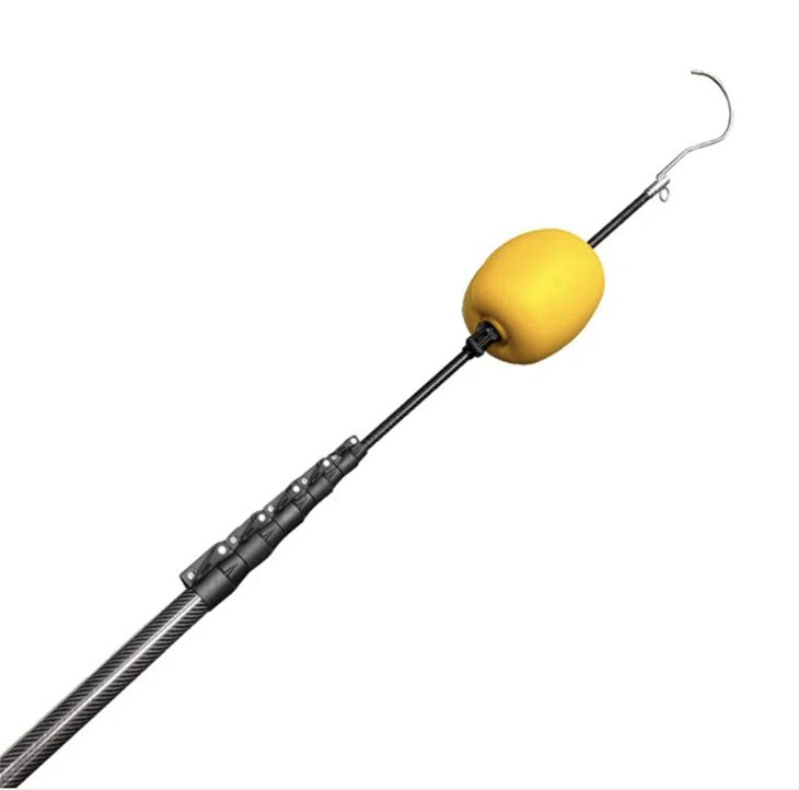 6 m rækkevidde og redningsstang